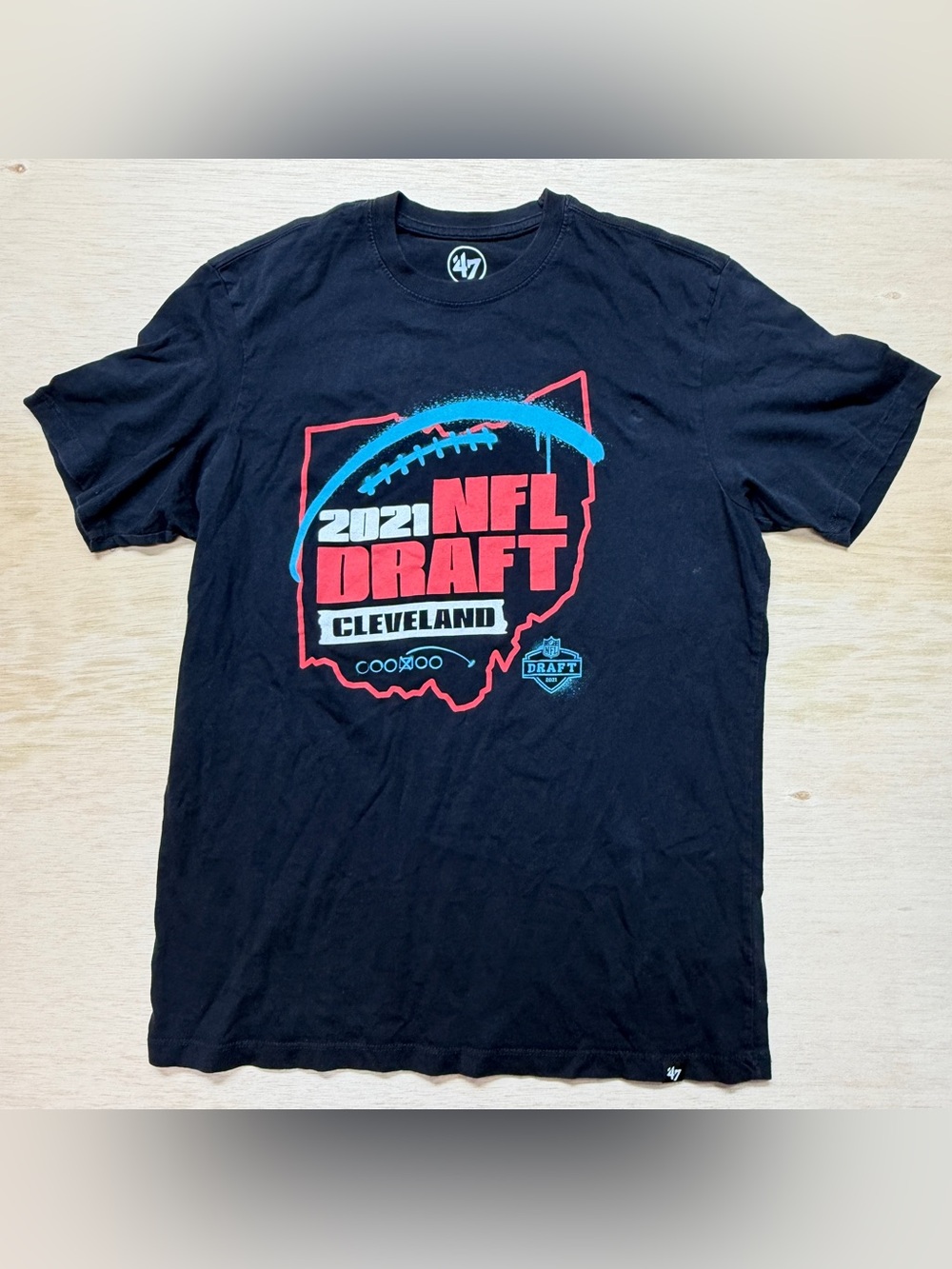 47 Brand 2021 NFL Draft Cleveland Ohio Graphic T-Shirt